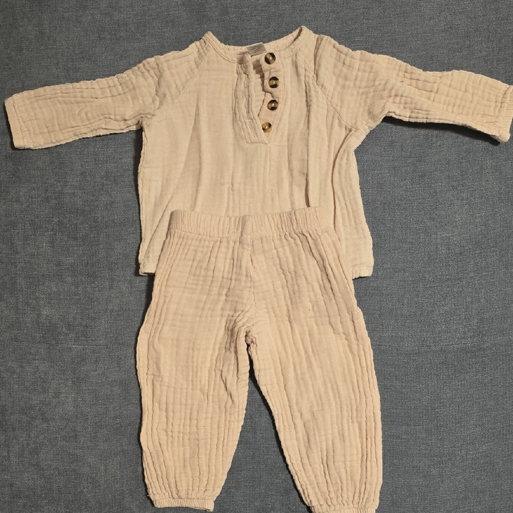 LouLou & Company Muslin Play Set - Grey - 6-12mo